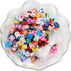 100pcs Animal Polymer Clay Spacer Beads by LUBINGSHINE
