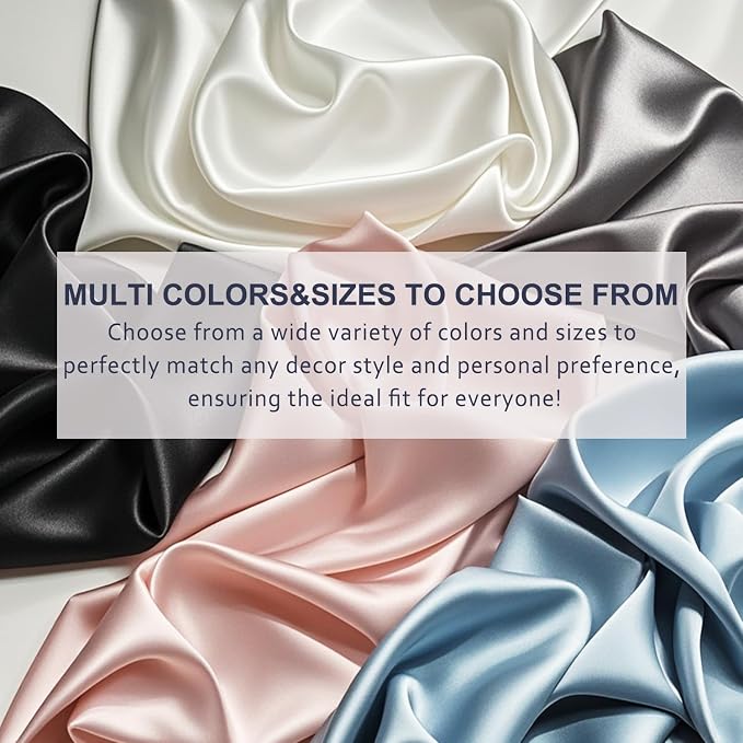 Ravmix Silk Pillow Cases with Zipper, 21momme Mulberry Silk Pillowcase - Image 7