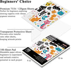 Belenova 9" x 12" Marker Paper Pad, 100 Sheets leedproof Drawing Paper - Image 3