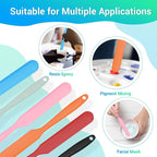 Gartful 6PCS Colored Silicone Spatula Stick, Reusable Epoxy Stir Sticks Scraper - Image 6