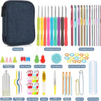 Katech 85-Piece Crochet Hooks Set, Crochet Hook Kit - Image 2