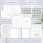 Premade Bullet Dotted Journal Notebook, Pre-made Dot Grid Journaling - Image 3