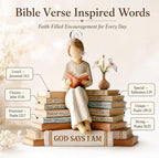 Christian Gifts for Women, God Says I Am Bible Verse Ornament, Religious - Image 4