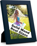 RPJC 6x8 inch Picture Frame Made of Solid Wood and High Definition Glass by RPJC