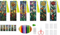 DYAIANGMU Flower 6 Pcs Cross Stitch Bookmark Kit by Unknown
