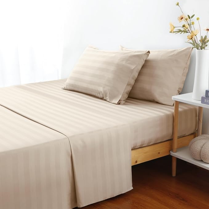 Flat Sheet Only 2 Pack, Twin Size 400 Thread Count 100% Egyptian Cotton Flat - Image 5