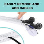 AGPTEK Cable Sleeve, 25ft - Image 3
