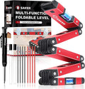 Saker Multi-Function Foldable Level and Deep Hole Pencil Set, Gifts by Saker