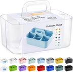 Multiuse Caddy Organizer with Handle, Portable Plastic Tote Bin - Image 8