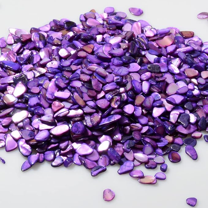 QICQDRAM Crushed Shells for Crafts About 2LB Small Natural Crushed Shells Bulk - Image 2