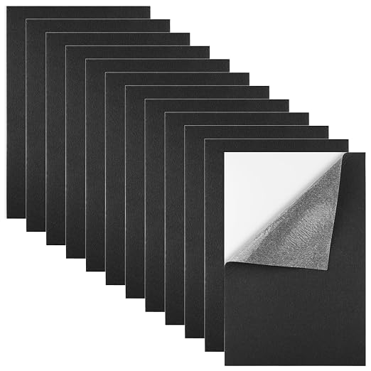 Morcheiong 12 Pcs Self Adhesive Felt Sheet Soft Felt Sheets by Morcheiong
