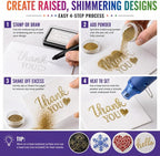 Embossing Kit with Heat Tool Bundle, Embossing Powders, Complete Embossing - Image 7