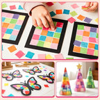 Simetufy 5400 Pcs 1 in Tissue Paper Squares 36 Assorted Colors - Image 7
