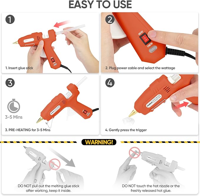 ROMECH Full Size Hot Glue Gun - Image 6
