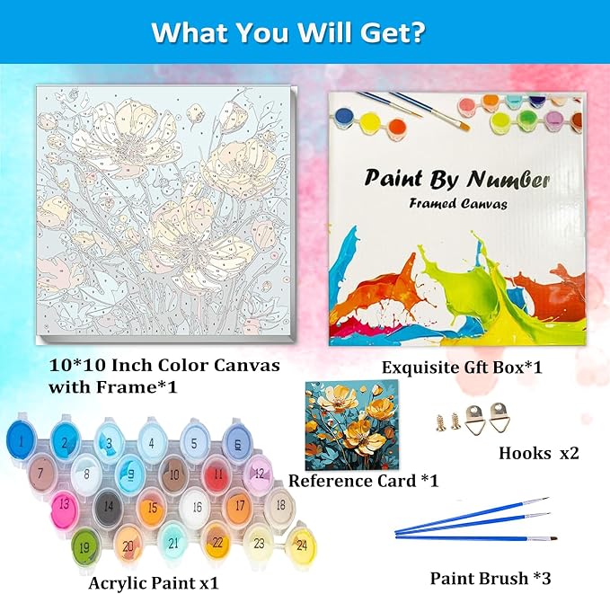 Artunion Framed Paint by Numbers Kit - Image 4