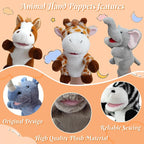 6 Pcs Animal Hand Puppets for Kids - Image 4