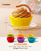 Katbite Silicone Cupcake Liners 24 Pack - Image 3