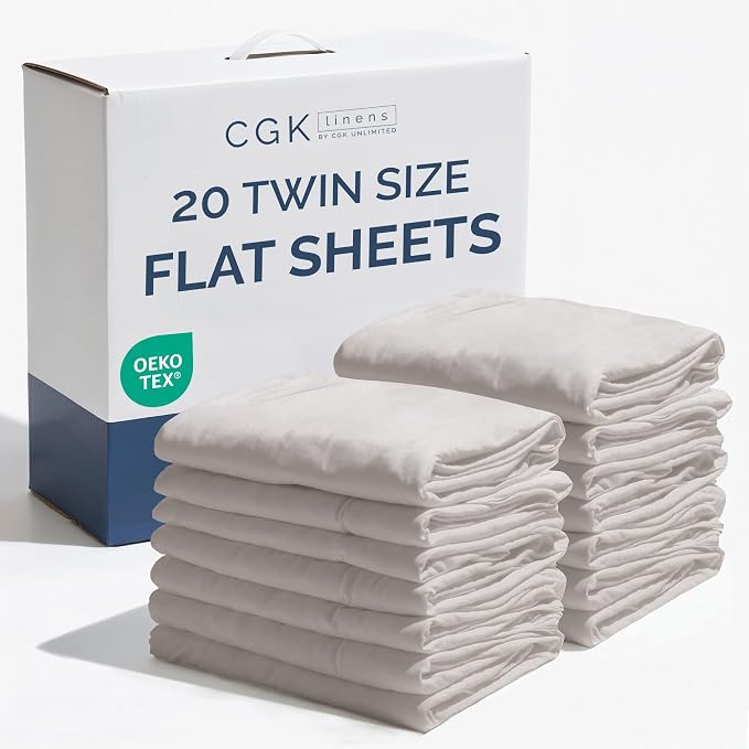 Twin Size Flat Sheets by CGKUnlimited