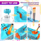 Upgraded Paint Brush Cleaner Tool, Brush Rinser Cup Painting Running Water - Image 5