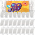 CALPALMY Air Dry Clay, Bulk 24-Pack White Moldable Foam Clay, Airdry Soft Clay by CalPalmy