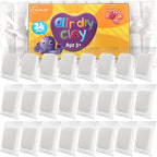CALPALMY Air Dry Clay, Bulk 24-Pack White Moldable Foam Clay, Airdry Soft Clay by CalPalmy
