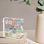 Note to Self Motivational Decor, "It's Okay..." Inspirational Desk Accessories - Image 4