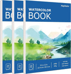 Hapikalor School Supplies for Teens, 140lb/300gsm, Premium Water Color Pad for by Hapikalor