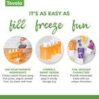 Tovolo Animal Popsicle Molds Zoo Crew Set of 4 Reusable Popsicle Molds - Image 4