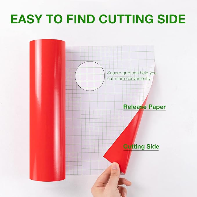 Red Permanent Vinyl Roll - Image 2
