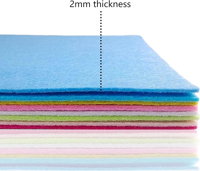 Jtnohx Stiff Felt, 2mm Thick Felt Sheets - Image 3
