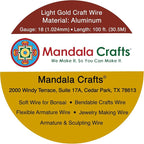Mandala Crafts 18 Gauge Anodized Aluminum Craft Wire - Image 3