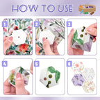 500 PCS Hexagon Piecing Paper Templates, Quilting Templates Accessories - Image 4