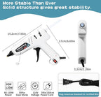 60/120W Full Size Hot Glue Gun Kit, Dual Power Glue Gun - Image 2