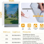 LUTE One Way Window Privacy Film, Window Tint, 35.4" x 78.7" | Sun Blocking UV - Image 7