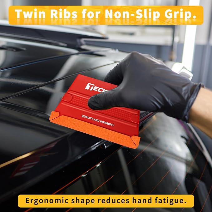 TECKWRAP Felt Squeegee for Vinyl Wrap -Trapezoid Shape | Pro Car Wrap Tool Kit - Image 5
