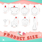Zubebe 50 Pieces Sand Art Bottle Necklaces Bulk Art Containers Craft Kit Summer - Image 2