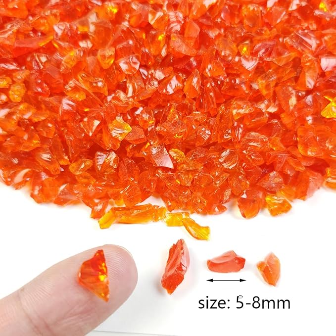 1.3 LB Crushed Glass Sand Broken Pieces Stones - Image 6