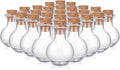 Gejoy 30 Pieces 0.9 x 0.6 Inches Mini Glass Bottles Clear Drifting Small by Unknown
