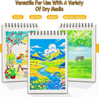 8.3x5.8 Sketch Book, Top Spiral Bound Sketch Pad, 60sheets 92lb/150gsm Nature - Image 3