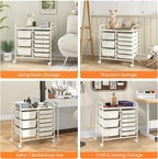 Giantex 9 Drawers Rolling Cart, Classroom Organizers, Storage Cart - Image 9