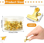 SANNIX 20 Pcs Metal Push Pin Clips 31mm - Image 2