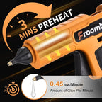 100W Cordless Hot Glue Gun for DeWalt 20V MAX Battery | Wireless Electric Power - Image 5