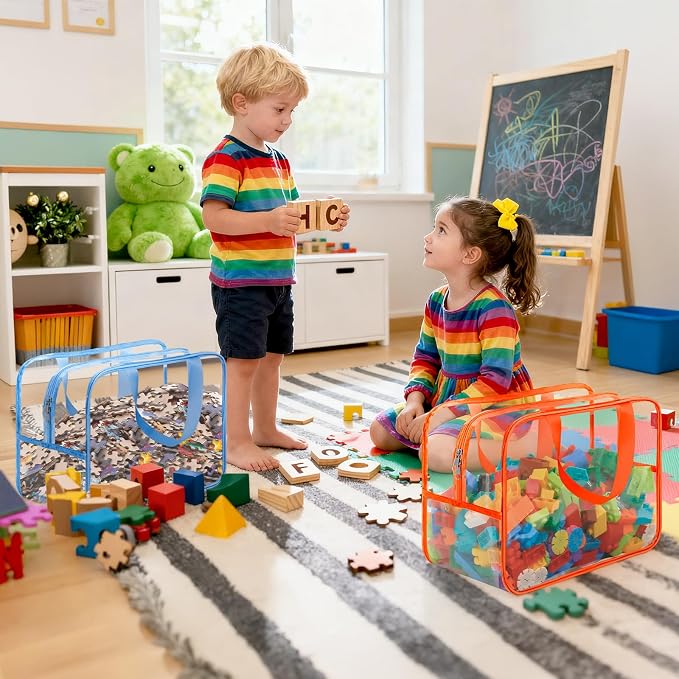 8 Packs Widen X-Large Toy Storage Bags 12.6×9.25×6.9In - Image 6
