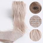 Shaggy Plush Faux Fur Fabric Precut Strips Khaki Fur Fluffy Fuzzy Craft Fur - Image 2