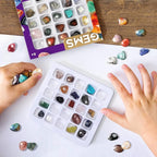 Rock Collection for Kids, 25 Natural Gemstones & Crystals, Gemstone Collection - Image 2