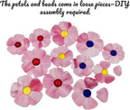 Esweny 12 Flower Stained Glass Mosaic Tiles - Image 2