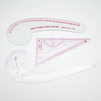 Clear Metric Sewing Rulers, French Curve Sewing Rulers Set, Sewing Tools - Image 4