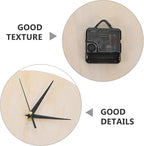 Wooden Clock Face, 9.83 Inch Unfinished Round Insert Blank Wood Clock Dial - Image 5
