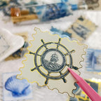 50Pcs Gold Stamps Stickers for Scrapbooking - Image 2