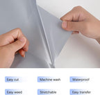RENLITONG Silver Iron on Vinyl 12Inch by 13ft Roll Heat Transfer Vinyl - Image 2